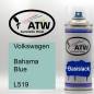 Preview: Volkswagen, Bahama Blue, L519: 400ml Sprühdose, von ATW Autoteile West.